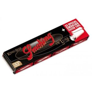Smoking Black King Size + Filter Tips