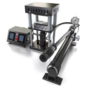 Graspresso EPIC - 15T Rosin Press mit 15 Tonnen Hydraulik Zylinder und Druckanzeige, 12 x 6 cm Platt