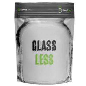 Grove Bags Glassless Clear 14g – durchsichtige Aufbewahrungstasche für Blüten.
