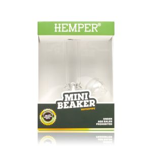 Hemper Mini Beaker Bong 4.5 pouces mini bong compact en verre
