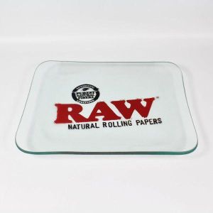 Raw Glass Rolling Tray 32x26cm