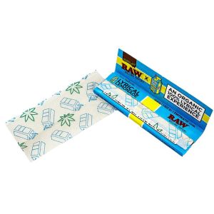 RAW x Lyrical Lemonade King Size Wide – Rollblättchen aus organischem Hanf 110 x 55 mm