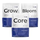 Athena Pro Line Kit – Pro Core, Pro Grow, Pro Bloom und Fade, Dünger für vollständige Pflanzennahrung.