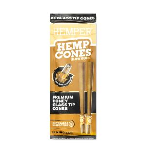 Hemper Hemp Cones Honey King Size mit Glasfilter