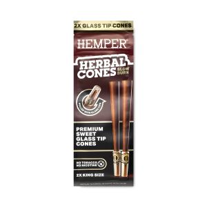 Hemper Herbal Cones Sweet King Size vorgeformte Cones Glastips
