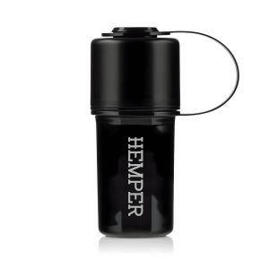 Hemper The Keeper Black 3-in-1 Grinder Storage Container geschlossen