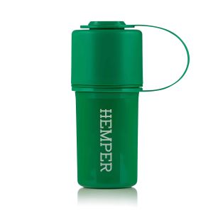 Hemper The Keeper Green 3-in-1 Grinder Storage Container geschlossen