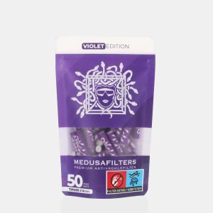 Medusa Filters Violet Edition Aktivkohlefilter 50Stk 6mm